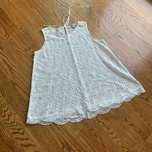 LOFT Lace Babydoll Tank
